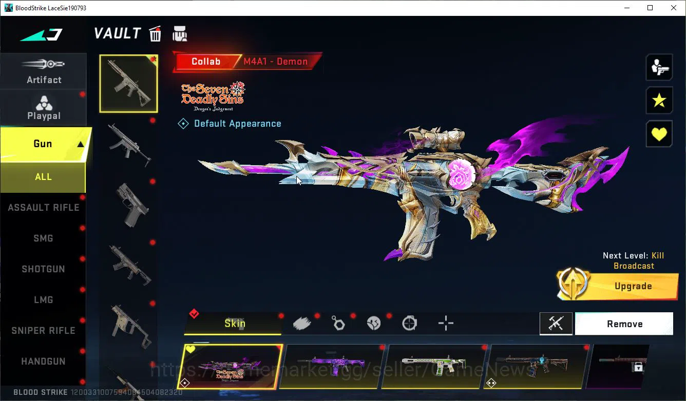 Blood Strike Accounts ASIA|Collab SDS M4A1-Demon,AK47-Sacred Axe Rhitta| image 6