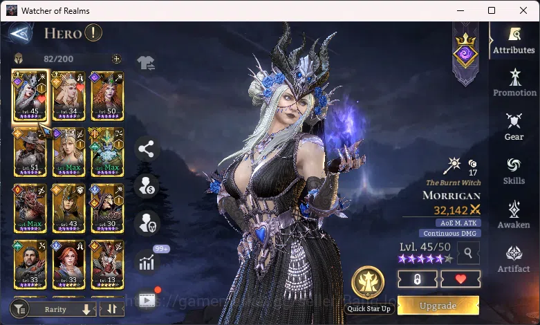 Watcher of Realms Accounts Global 60xx|Power 600k 2 Lord(Morrigan Laya)|4k Di image 3