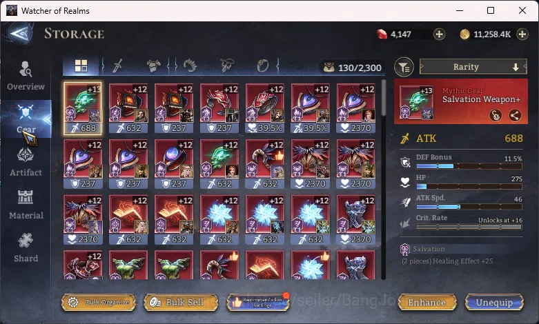 Watcher of Realms Accounts Global 60xx|Power 600k 2 Lord(Morrigan Laya)|4k Di image 8