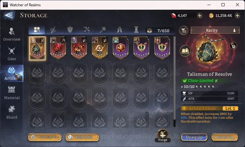 Watcher of Realms Accounts Global 60xx|Power 600k 2 Lord(Morrigan Laya)|4k Di image 9