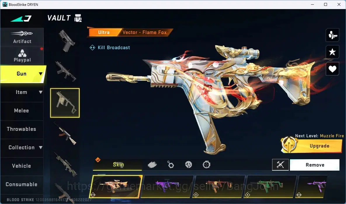 Blood Strike Accounts ASIA |2 ETERNAL: AUG,UZI | 3 AOT 2 EVA 1 7DS GUNS  image 6