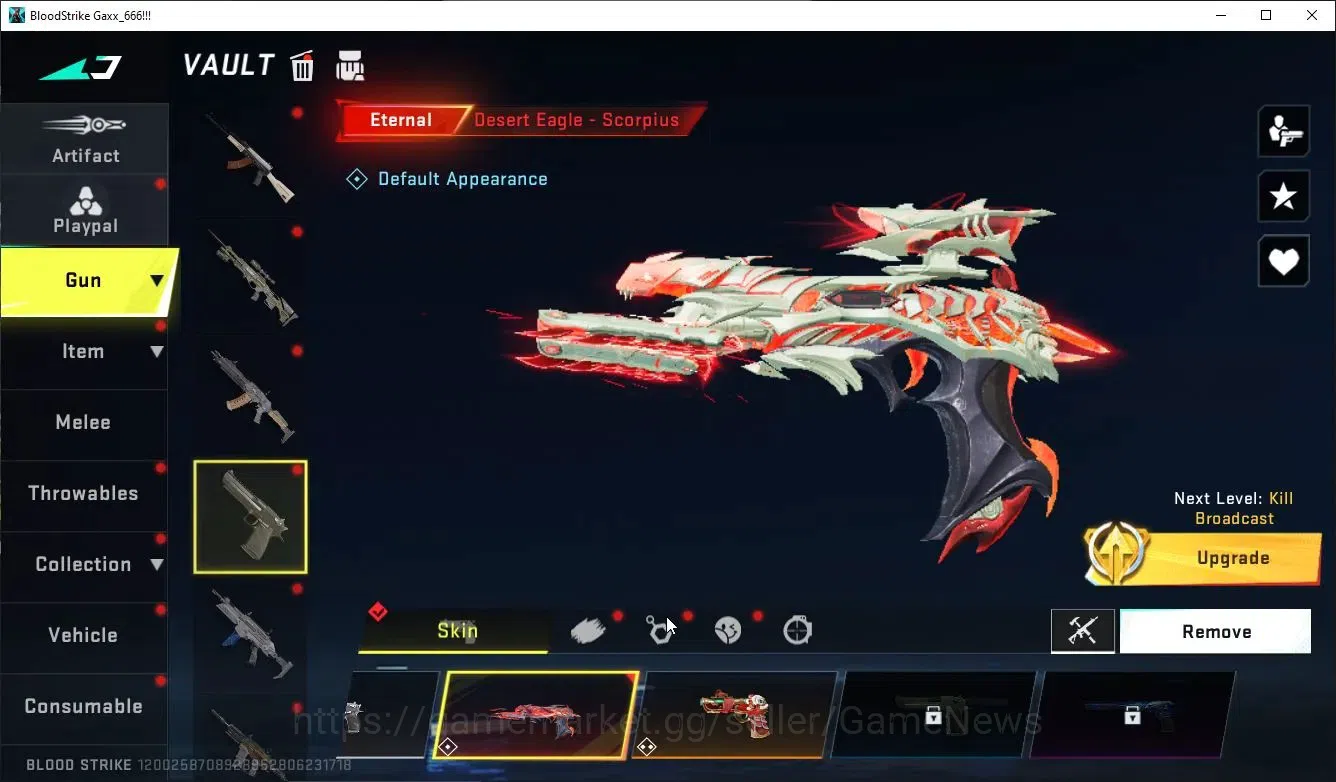 Blood Strike Accounts ASIA|ETERNAL DeAgle+Collab TR MCX,FN2K,Takemichi,7 image 16
