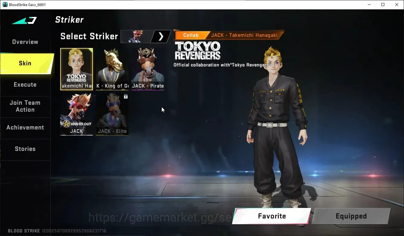 Blood Strike Accounts ASIA|ETERNAL DeAgle+Collab TR MCX,FN2K,Takemichi,7 image 9