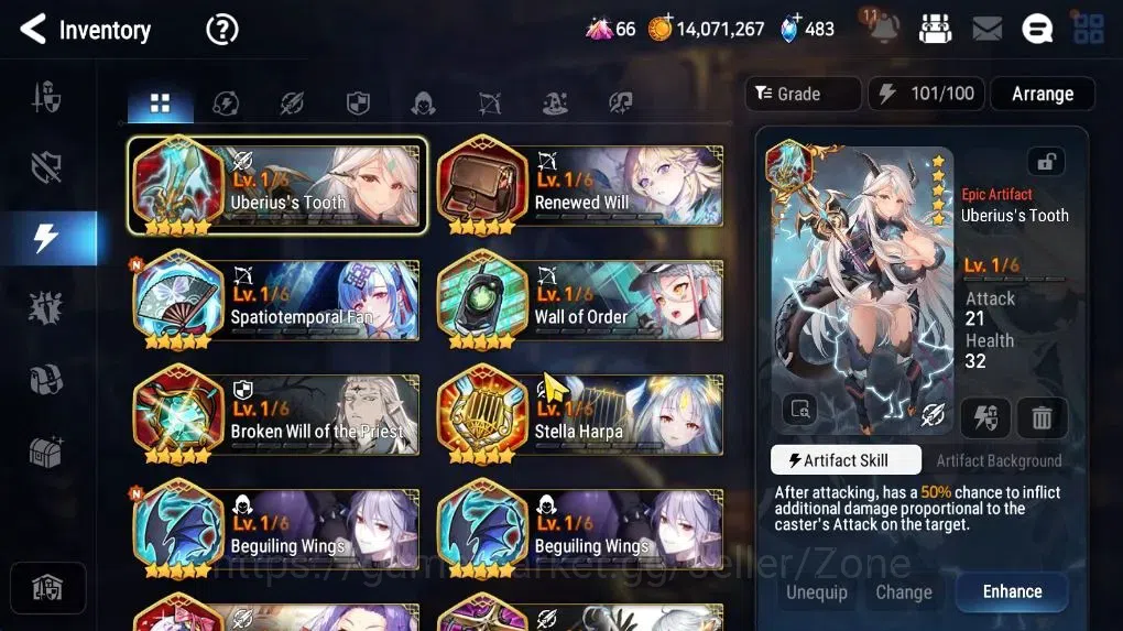 Epic Seven Accounts Starter Global|Starter 5ML (Salome, DBSenya, AElena, MChloe, MKawerik)|PoH+Bless ON|Stove Unverif(ES724Z) 10