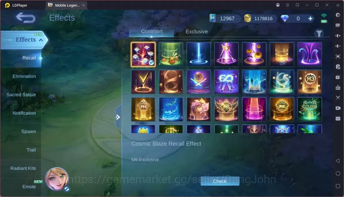 Mobile Legends: Bang Bang Accounts GLOBAL Hero 132 Skin 476|Legend Gusion,Lunox|JJK X image 12
