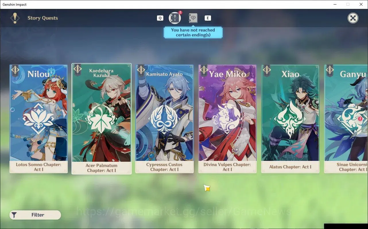 Genshin Impact Accounts Mid Game ASIA|AR 57|Free HSR|8 Limited 4(*5 Weapon)|Ayaka+Sign,Yelan C1,Hu Tao 18