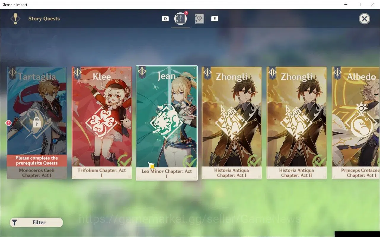 Genshin Impact Accounts Mid Game ASIA|AR 57|Free HSR|8 Limited 4(*5 Weapon)|Ayaka+Sign,Yelan C1,Hu Tao 20
