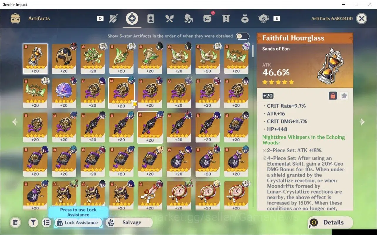 Genshin Impact Accounts Mid Game ASIA|AR 57|Free HSR|8 Limited 4(*5 Weapon)|Ayaka+Sign,Yelan C1,Hu Tao 6