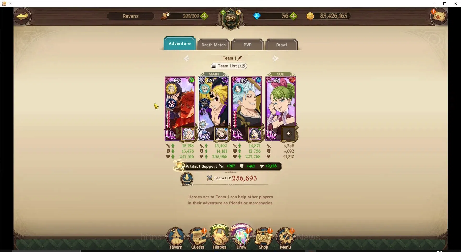 The Seven Deadly Sins: Grand Cross Accounts Asia|5,3M CC|83 LS|6 LR+7 UR+Manny Collab|NMeli,S& image 13