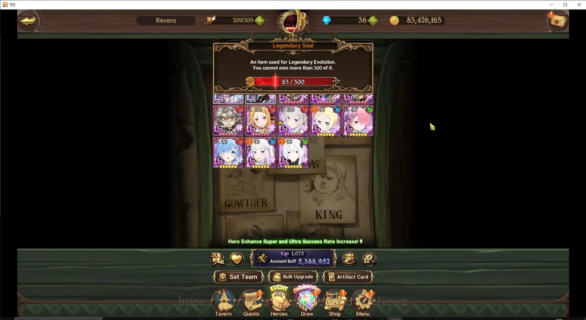 The Seven Deadly Sins: Grand Cross Accounts Asia|5,3M CC|83 LS|6 LR+7 UR+Manny Collab|NMeli,S& image 5