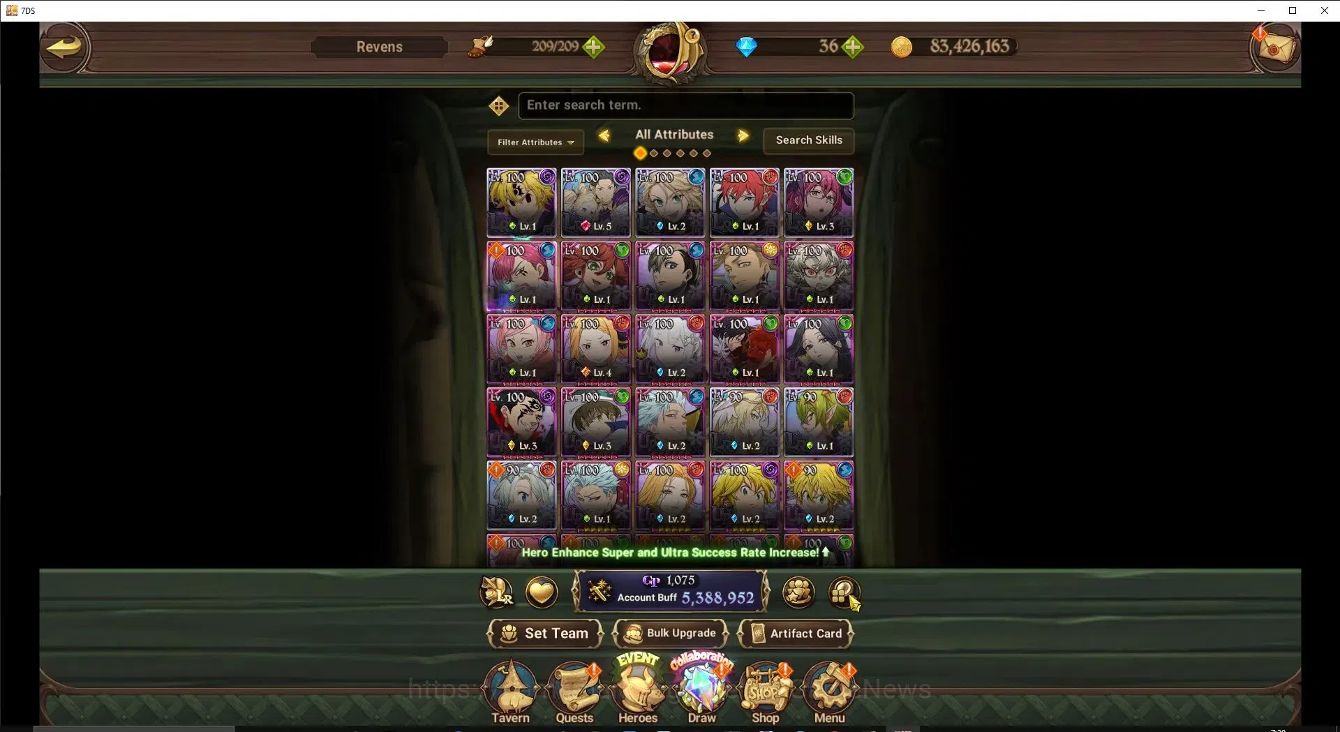 The Seven Deadly Sins: Grand Cross Accounts Asia|5,3M CC|83 LS|6 LR+7 UR+Manny Collab|NMeli,S& image 6