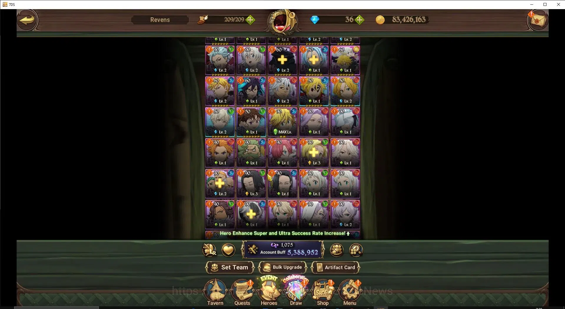 The Seven Deadly Sins: Grand Cross Accounts Asia|5,3M CC|83 LS|6 LR+7 UR+Manny Collab|NMeli,S& image 9