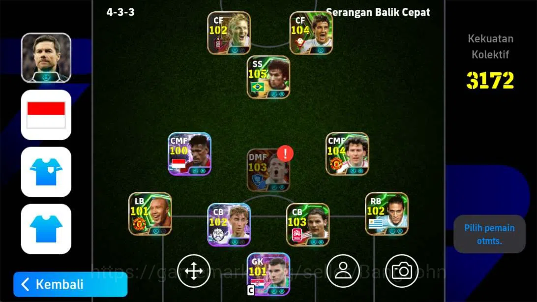 eFootball Accounts Android|power 3172 | epic zico, showtime SCOTT mct image 1