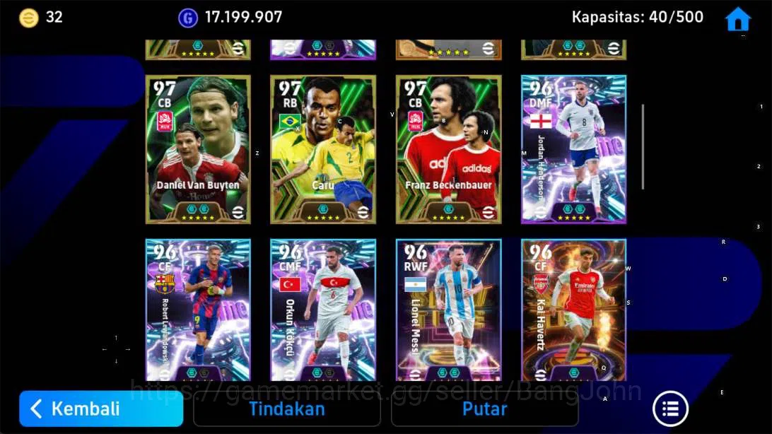 eFootball Accounts Android|power 3172 | epic zico, showtime SCOTT mct image 3