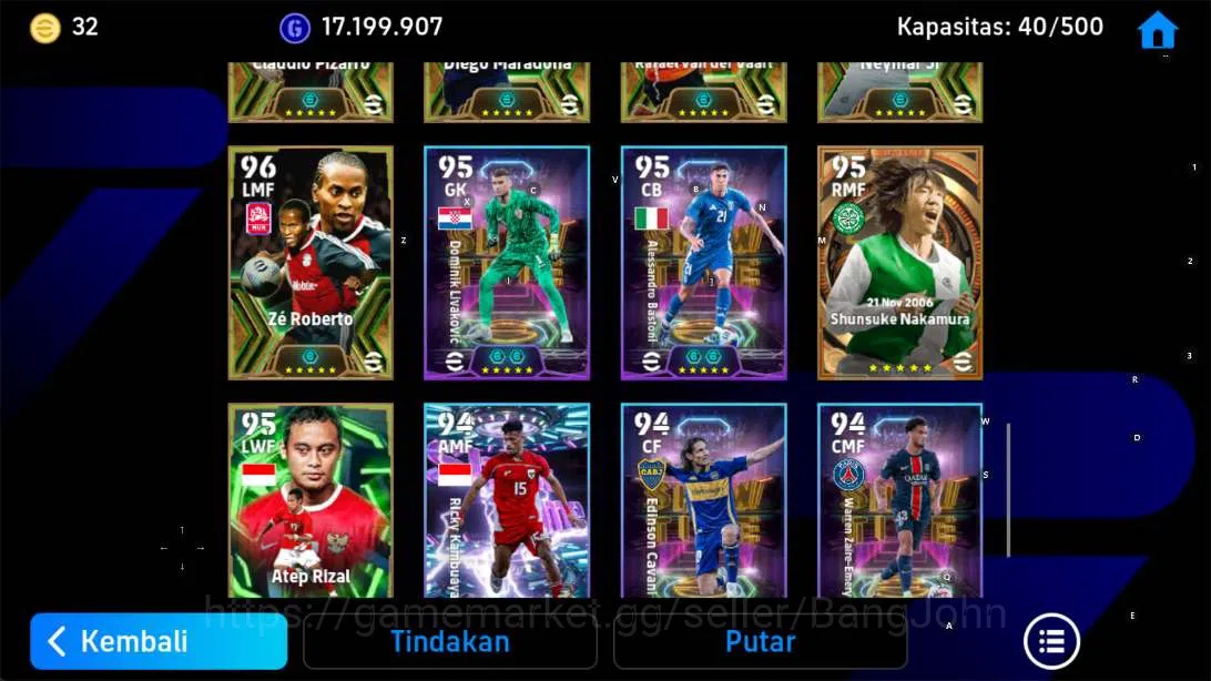 eFootball Accounts Android|power 3172 | epic zico, showtime SCOTT mct image 5