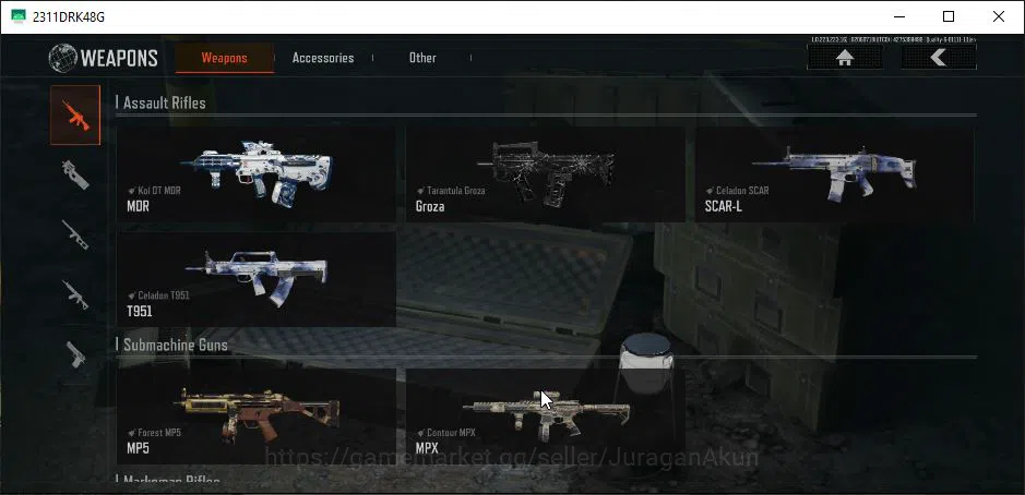 Arena Breakout Accounts Starter [MOBILE] Lv30|SV 14M|CV 10M|MPX Contour,MP5 Forest,DT MOR Koi,Etc|Gear Skin|CN 4