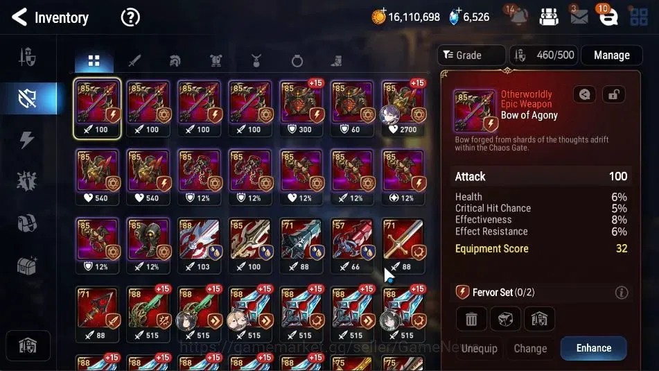 Epic Seven Accounts High-End GLOBAL UnVerif|16 ML(Schol Nurse Yulha,RnL,ZIO,Harseti,Etc)+PByblis,Abys Fumyr,Estele,rinak|TOP 19