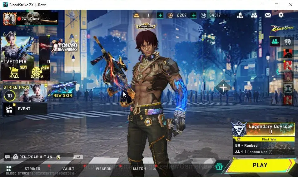 Blood Strike Accounts ASIA|22 ULTRA[NACHO,ETHAN,ZERO,Spear,M1887,AUG,M4A image 1