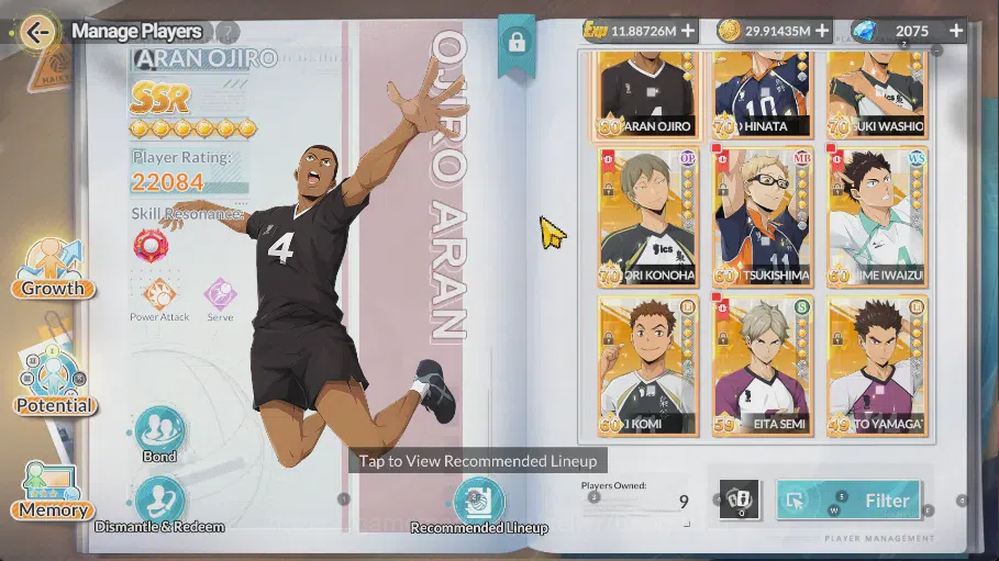 HAIKYU!! FLY HIGH Accounts SEA Lv54| 6SP | 2k DM |[OikawaR1, KunumiR1, Kotaro image 18
