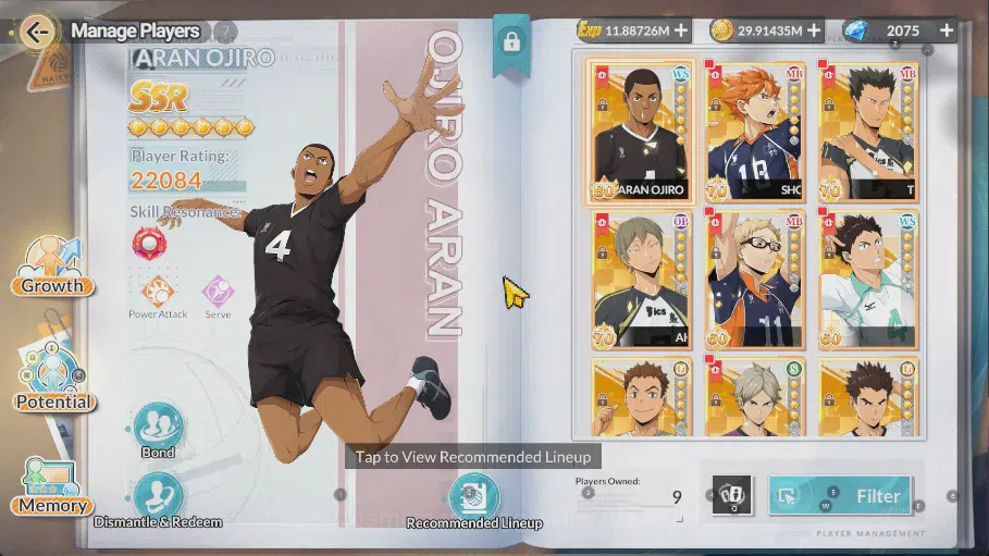 HAIKYU!! FLY HIGH Accounts SEA Lv54| 6SP | 2k DM |[OikawaR1, KunumiR1, Kotaro image 19