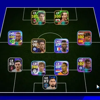 eFootball Accounts Legends & Iconic Players Android|6 Show Time Marc Neymar Jr,Dean Huijsen,Denzel Dumfries,Lamine Yamal|2
