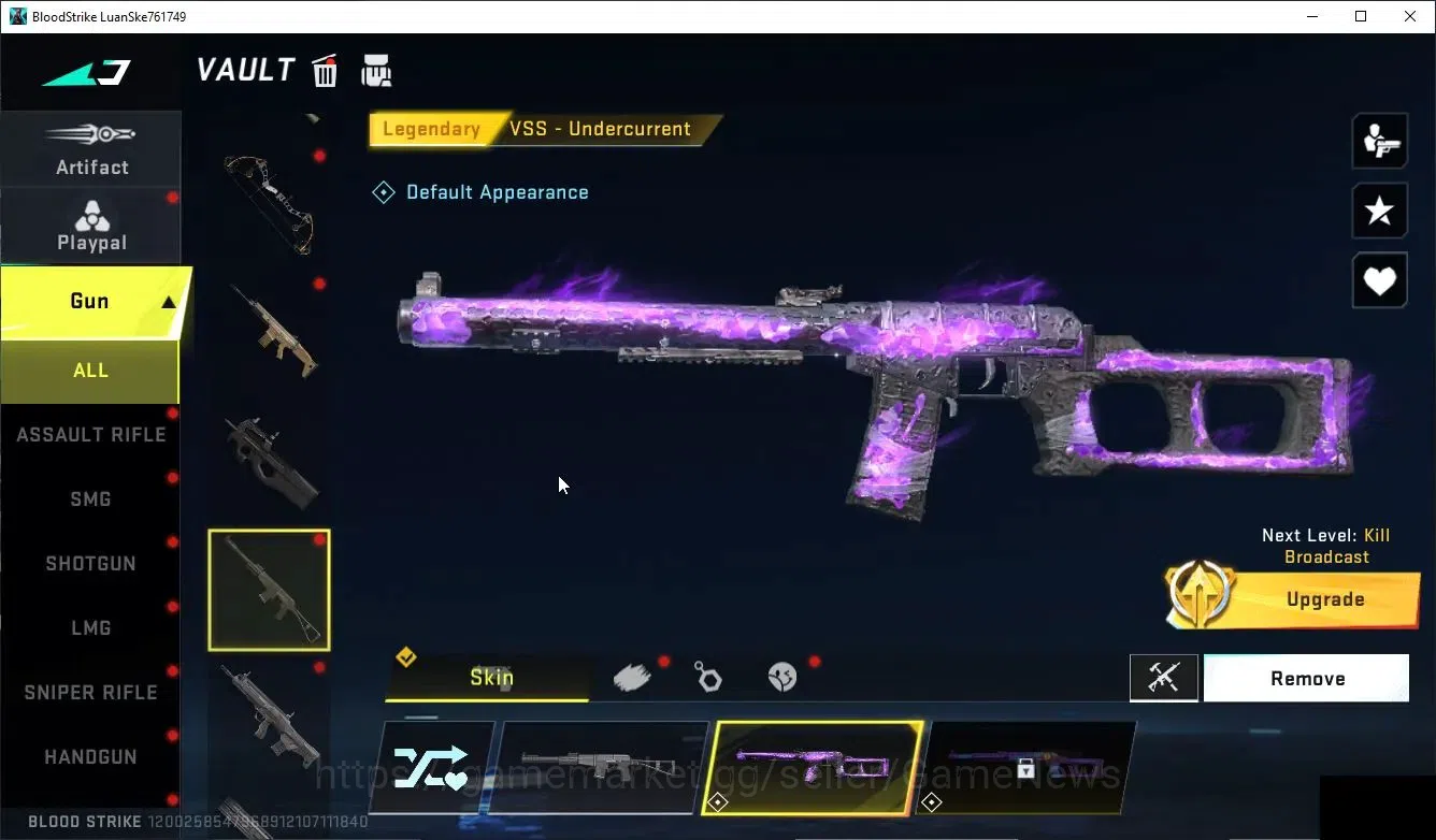 Blood Strike Accounts High-End ASIA|3 ULTRA Striker (HANK-PITCH STRIKE)+SKS-Elysium,M700|3 Legends Guns|NetEase(BLS5445) 7