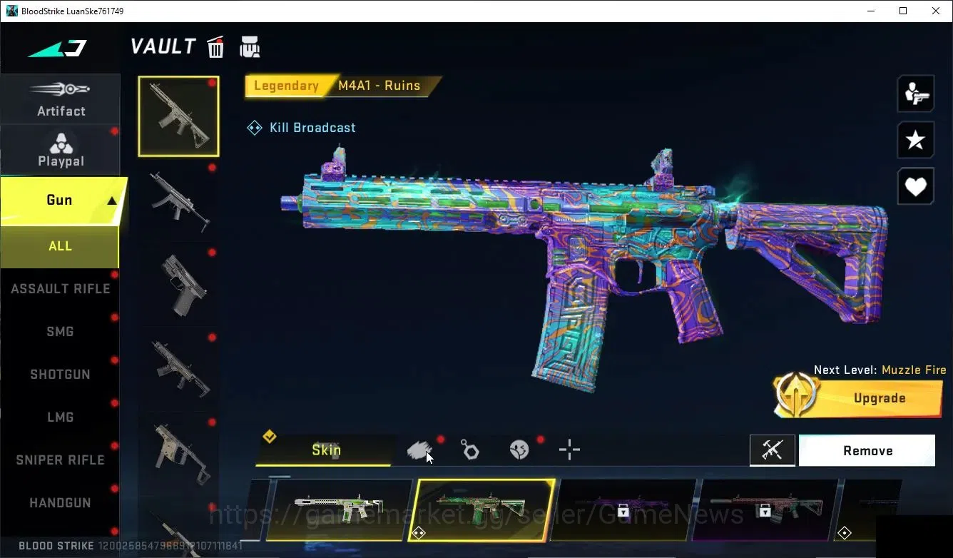 Blood Strike Accounts High-End ASIA|3 ULTRA Striker (HANK-PITCH STRIKE)+SKS-Elysium,M700|3 Legends Guns|NetEase(BLS5445) 8