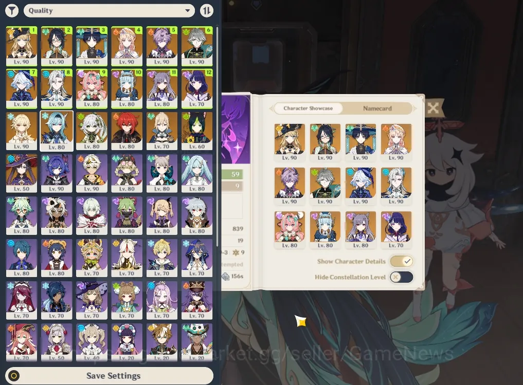Genshin Impact Accounts Others ASIA|AR 59|Bonus HSR|Rate On|13 Limited 1