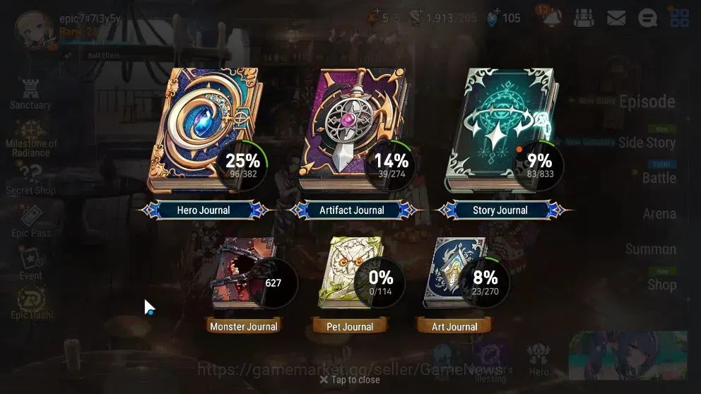 Epic Seven Accounts Starter GLOBAL UnVerif|New Era|3 ML (NC Landy,LQ Charlotte,etc)+Tenebria,Tamarine,Fenne,Fenris,etc|7,9k 3