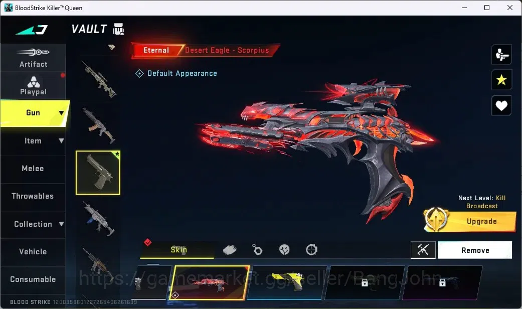 Blood Strike Accounts ASIA | 1 ETERNAL GUN: Desert Eagle - Scorpius | 1  image 4