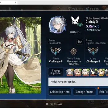 Epic Seven Accounts High-End Global19ML(Zio,Grass,SNYulha,Ruele,Arby,Tidal Elvira) Etc.|PoH+Bless ON|Theater