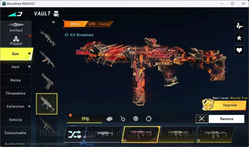 Blood Strike Accounts ASIA | COLLAB GUNS (3 7DS, 3 AOT, 2 EVANGELION)|19 image 11