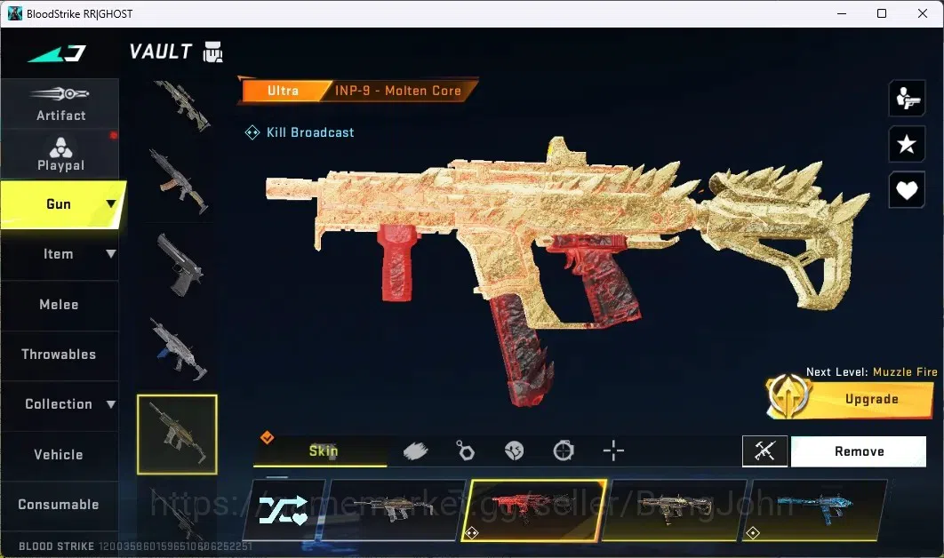 Blood Strike Accounts ASIA | COLLAB GUNS (3 7DS, 3 AOT, 2 EVANGELION)|19 image 12