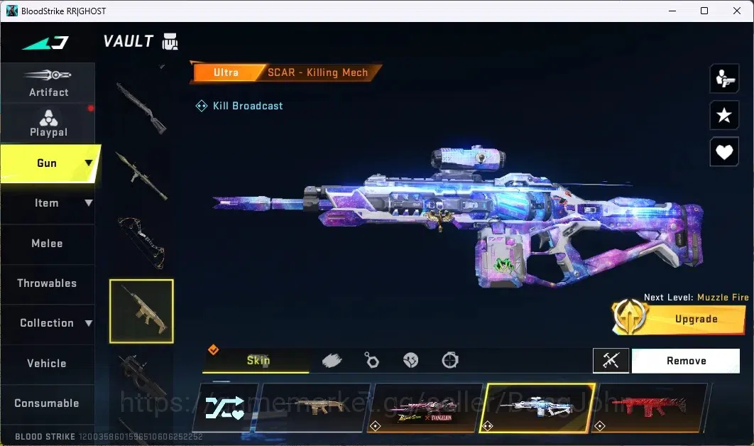 Blood Strike Accounts ASIA | COLLAB GUNS (3 7DS, 3 AOT, 2 EVANGELION)|19 image 14