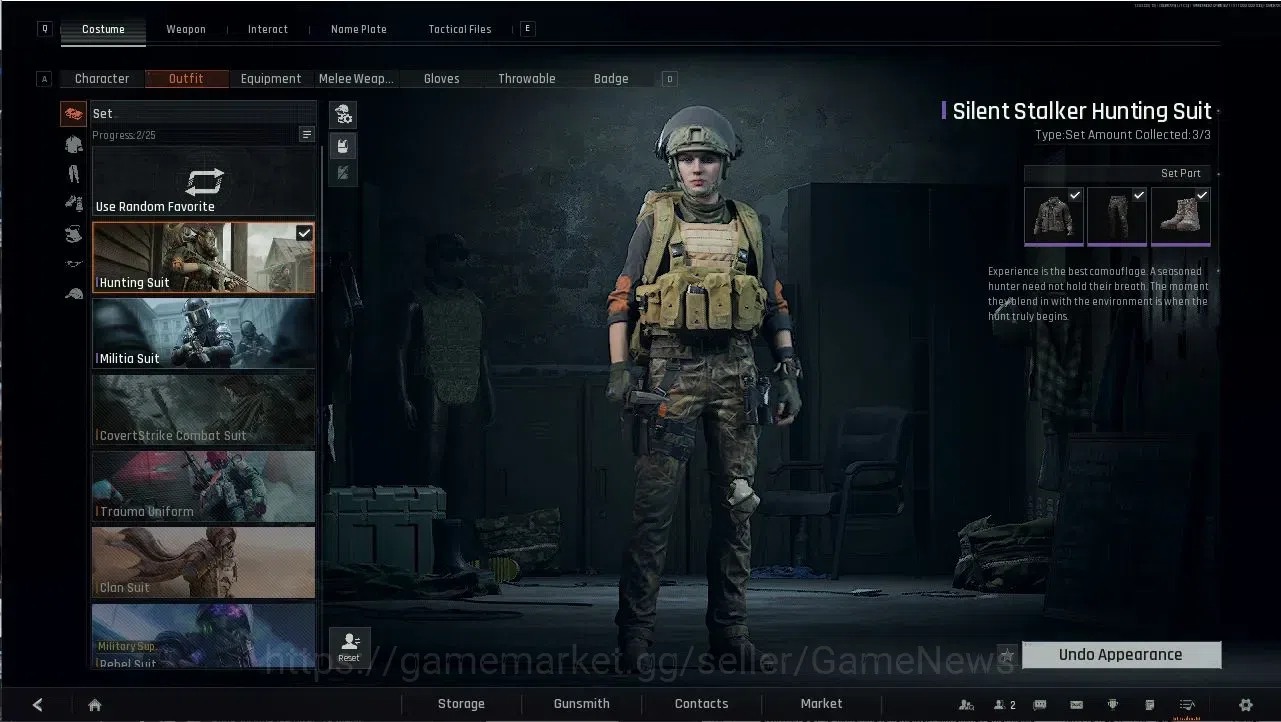 Arena Breakout: Infinite Accounts ABI|Lv30|SV 53M Koen 19M|Ready Forbidden - Skin Suit (Hunting Suit, Militia Suit)Many 2