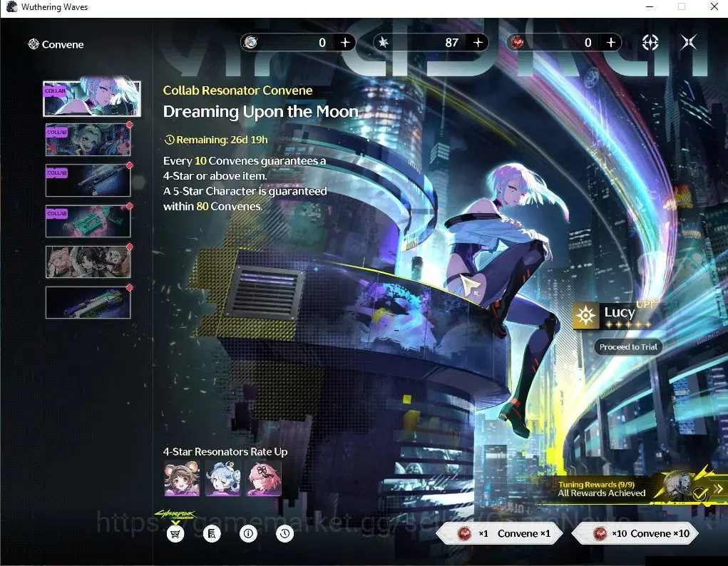 Wuthering Waves Accounts EU|TL 51|2 Limited|Lucy R6+Sign,Rebecca|27 Radiant image 12