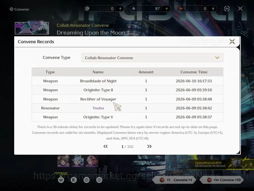 Wuthering Waves Accounts EU|TL 51|2 Limited|Lucy R6+Sign,Rebecca|27 Radiant image 13