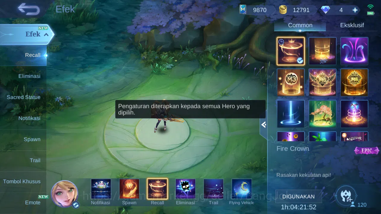 Mobile Legends: Bang Bang Accounts Hero 60 Skin 145 | CC Natalia | Lunar Change | Cre image 11