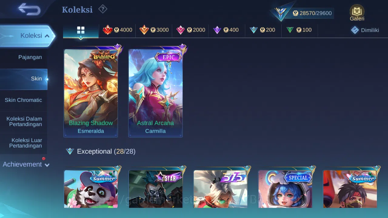 Mobile Legends: Bang Bang Accounts Hero 60 Skin 145 | CC Natalia | Lunar Change | Cre image 6