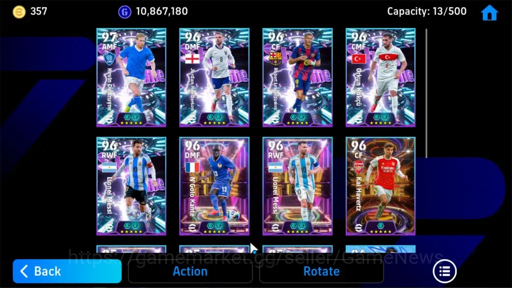 eFootball Accounts Legends & Iconic Players Android|BigTime NeymarJr MSN,26 Epic 13