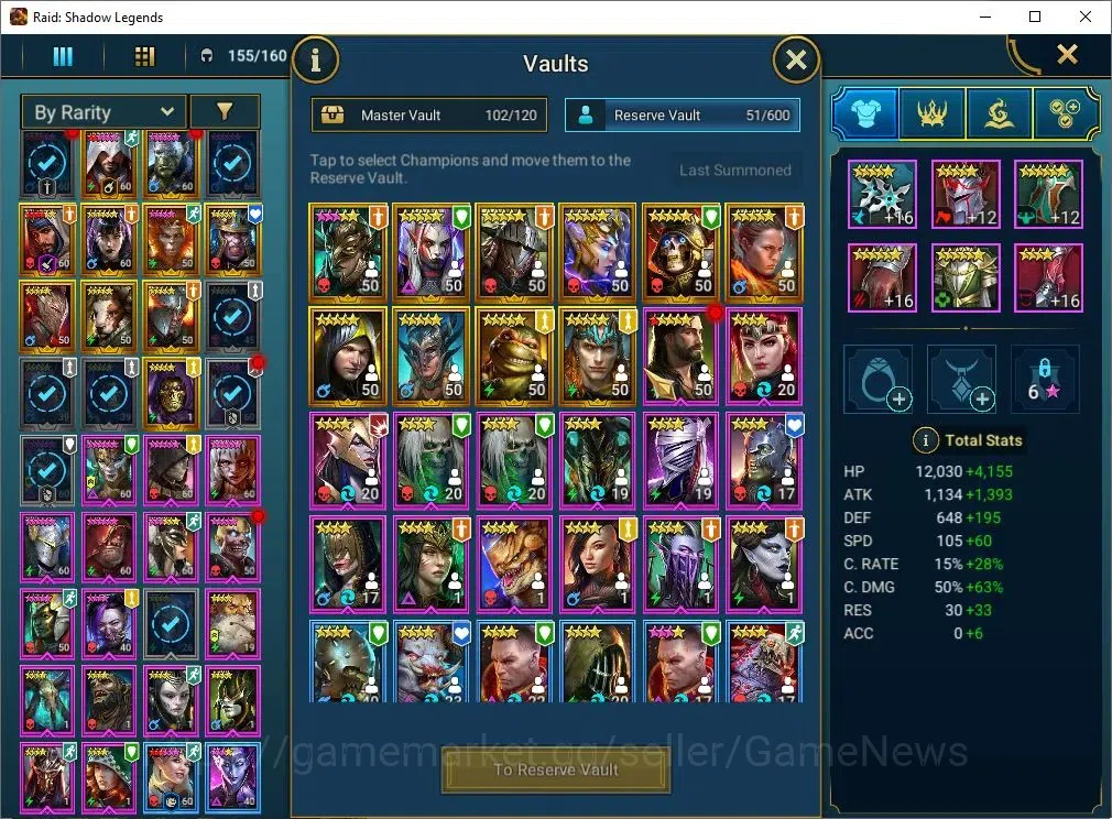 Raid: Shadow Legends Accounts Lv 57|1M Power|25 Legend(Combo 2 Assasins,2 Skelto image 10