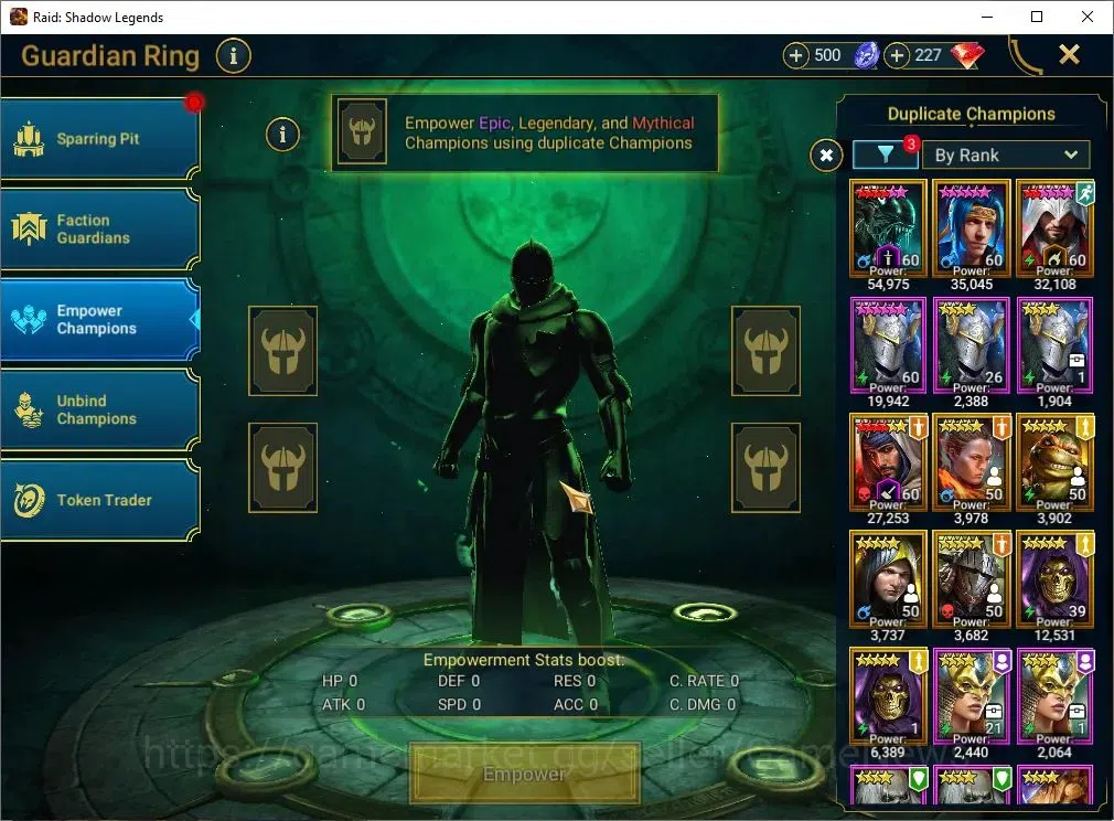 Raid: Shadow Legends Accounts Lv 57|1M Power|25 Legend(Combo 2 Assasins,2 Skelto image 13