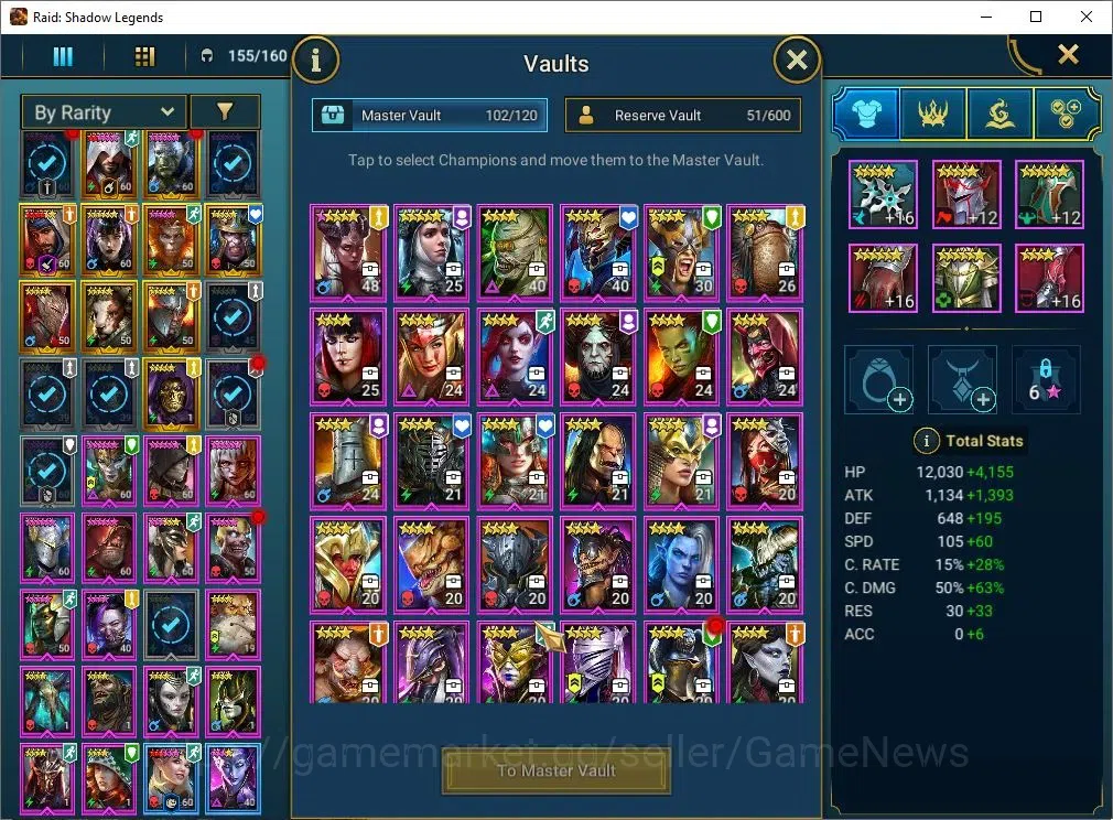 Raid: Shadow Legends Accounts Lv 57|1M Power|25 Legend(Combo 2 Assasins,2 Skelto image 9