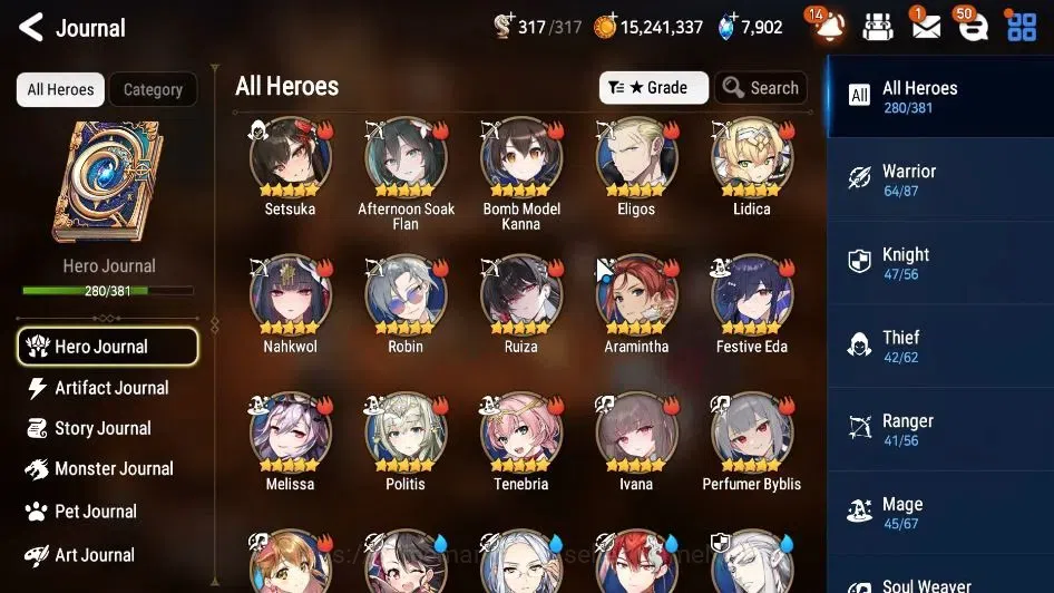Epic Seven Accounts ASIA VERIF|36 ML(LOTScales,BArunka,Har Setti,Etc)+ image 11