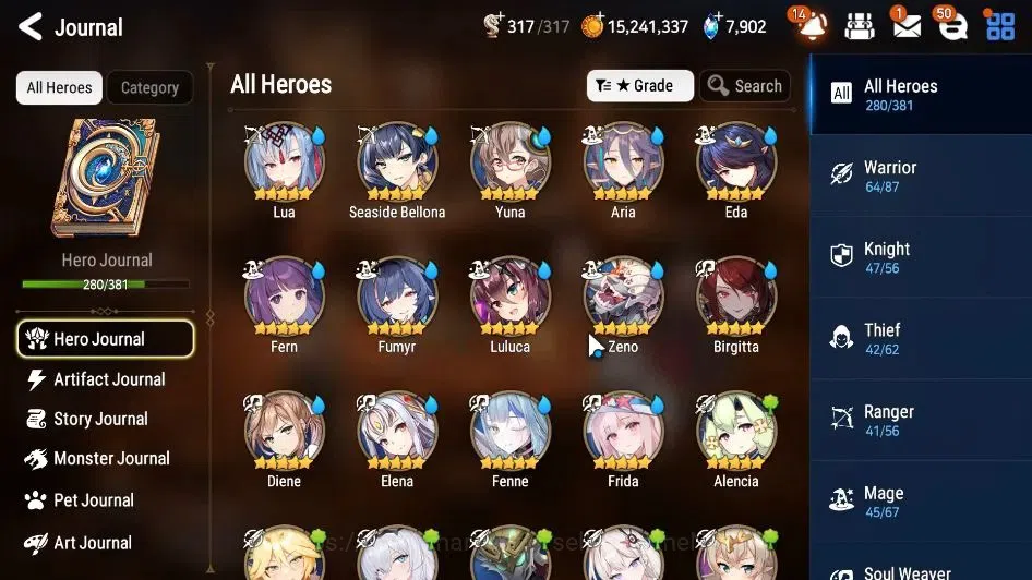 Epic Seven Accounts ASIA VERIF|36 ML(LOTScales,BArunka,Har Setti,Etc)+ image 13