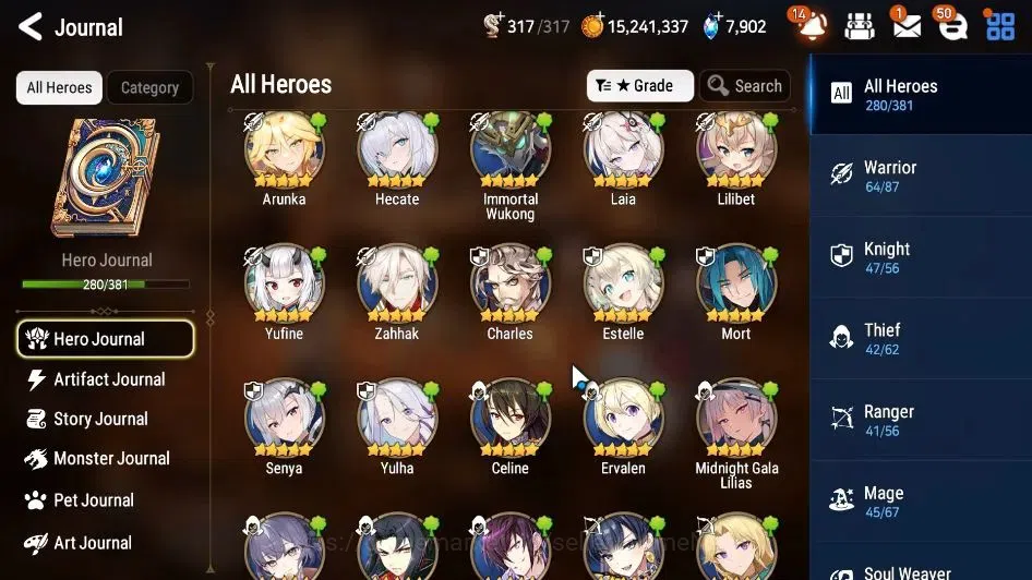 Epic Seven Accounts ASIA VERIF|36 ML(LOTScales,BArunka,Har Setti,Etc)+ image 14