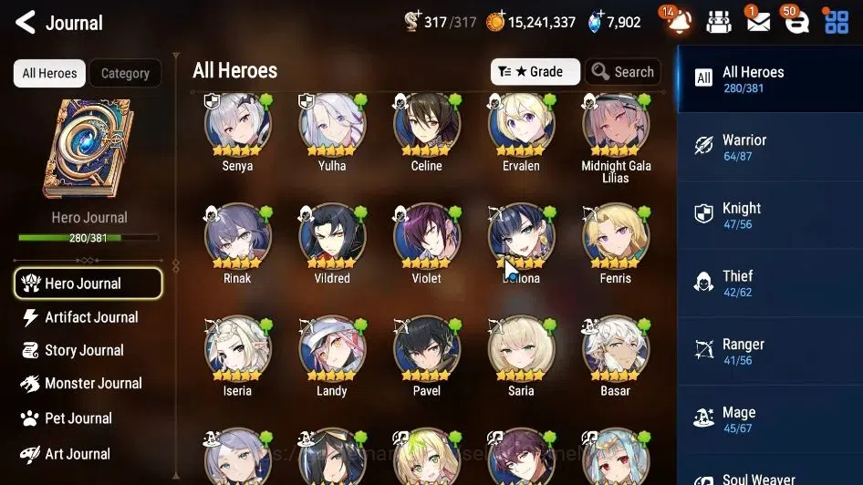 Epic Seven Accounts ASIA VERIF|36 ML(LOTScales,BArunka,Har Setti,Etc)+ image 15