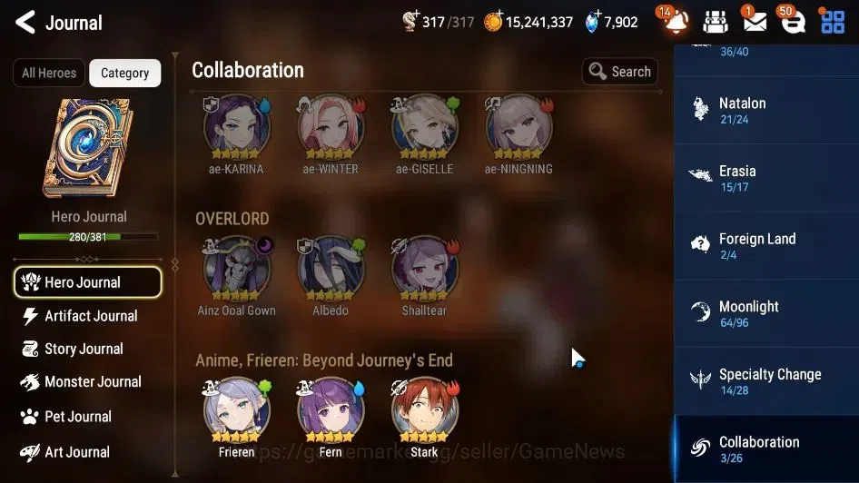 Epic Seven Accounts ASIA VERIF|36 ML(LOTScales,BArunka,Har Setti,Etc)+ image 6