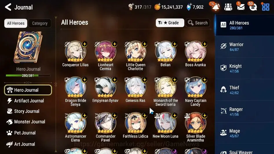 Epic Seven Accounts ASIA VERIF|36 ML(LOTScales,BArunka,Har Setti,Etc)+ image 7