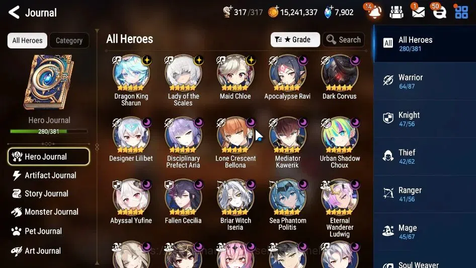 Epic Seven Accounts ASIA VERIF|36 ML(LOTScales,BArunka,Har Setti,Etc)+ image 8